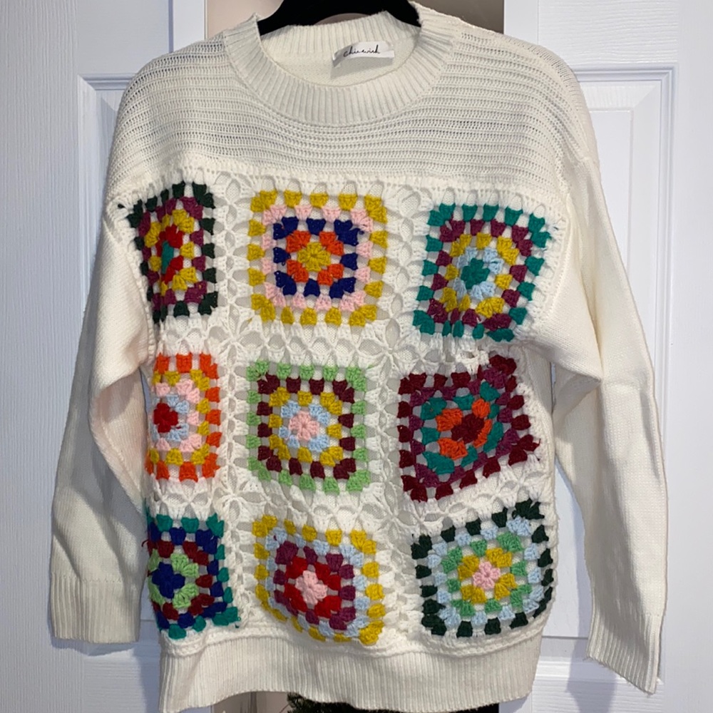 Crochet Square Sweater